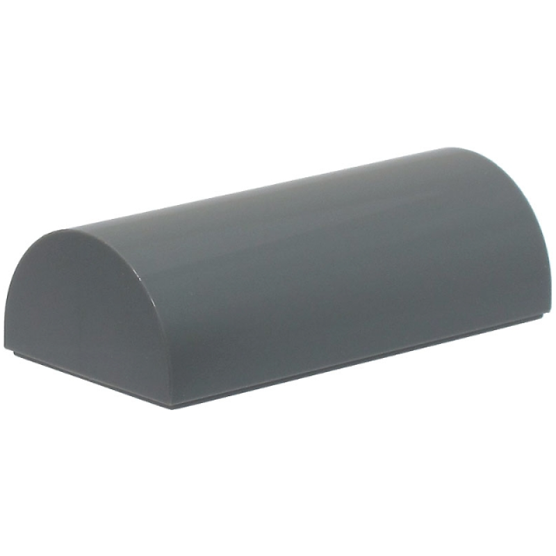 Dakpan, Gebogen gebogen 2x4 dubbel Dark Bluish Gray