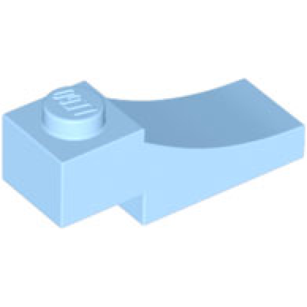 Boog 1x3 omgekeerd Bright Light Blue