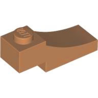 Boog 1x3 omgekeerd Medium Nougat