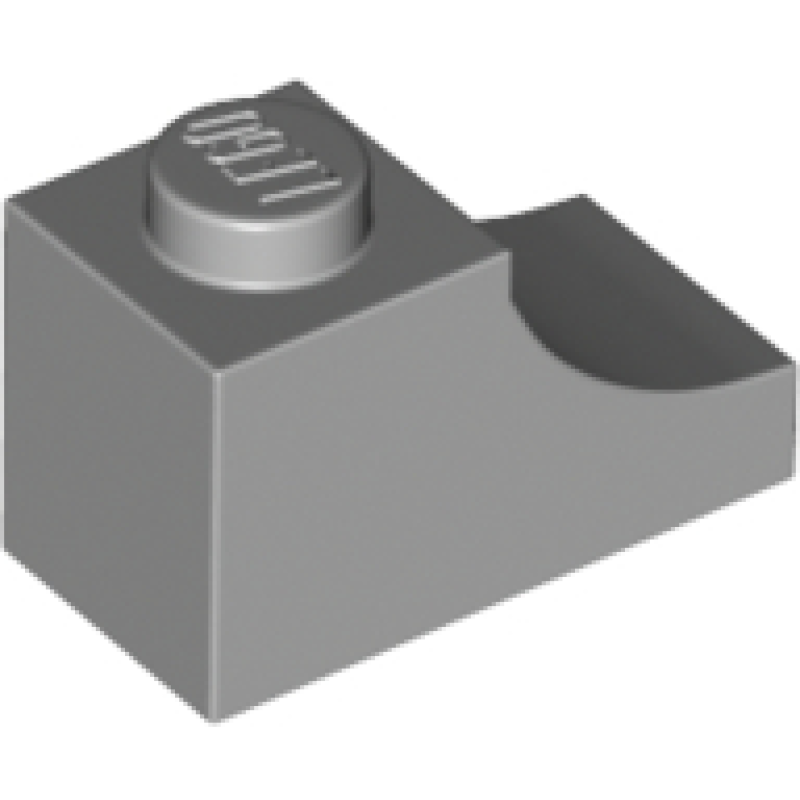Boog 1x2 omgekeerd Light Bluish Gray