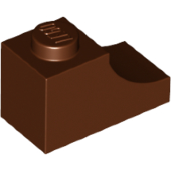 Boog 1x2 omgekeerd Reddish Brown