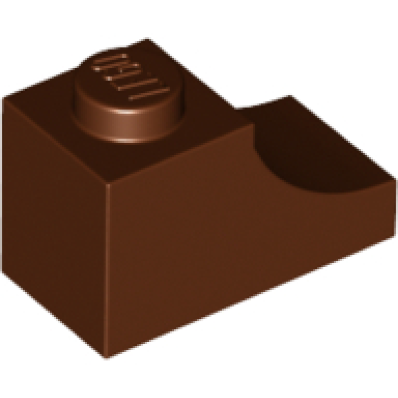 Boog 1x2 omgekeerd Reddish Brown