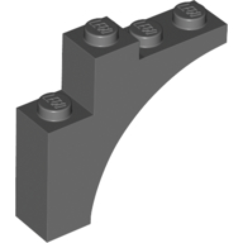 Boog 1x4x3 Dark Bluish Gray