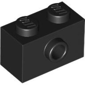 Steen, Aangepast 1x2 met nop op de zijde Black