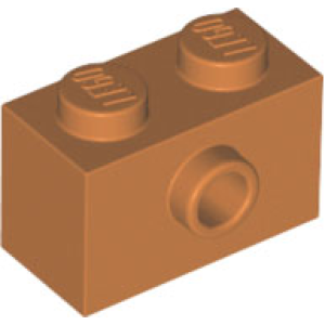 4Steen, Aangepast 1x2 met nop op de zijde Medium Nougat