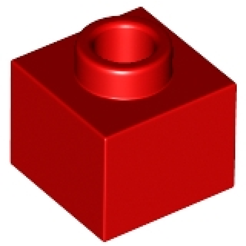 Steen, Aangepast 1x1x2/3 Red