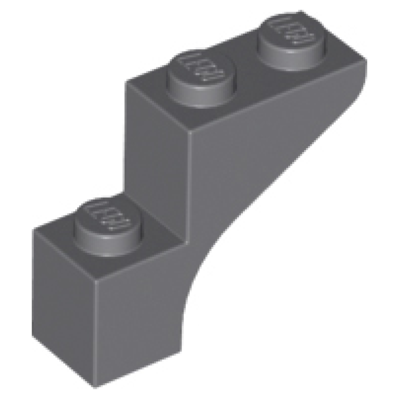 Boog 1x3x2 Dark Bluish Gray