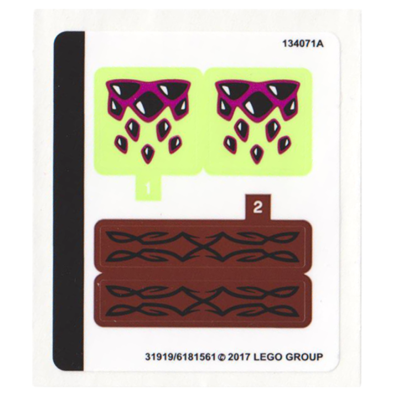 Stickers voor set 41183