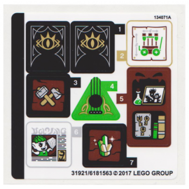 Stickers voor set 41185