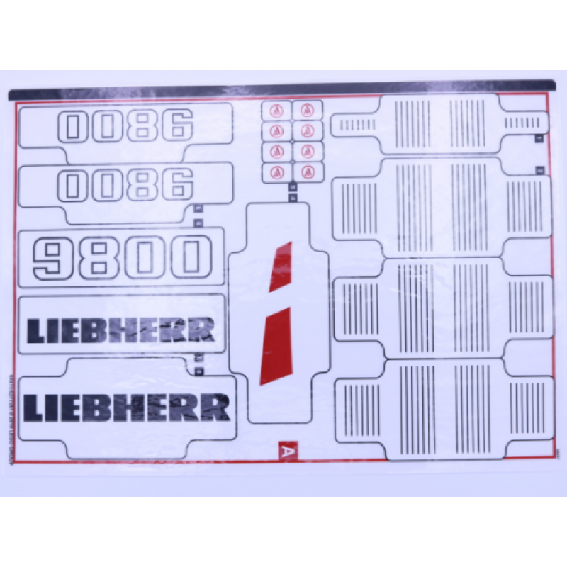 Stickers voor set 42100 sheet 1