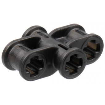 Technic, As Connector 2x3 vierdelig Pearl Dark Gray