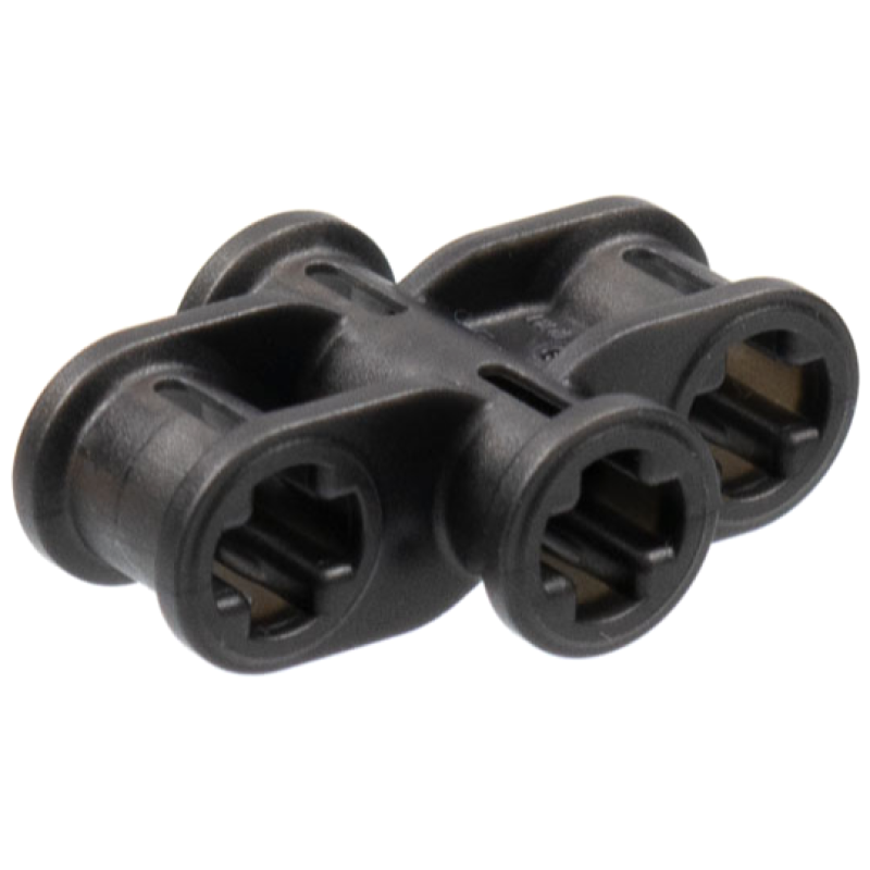 Technic, As Koppeling 2x3 vierdelig Pearl Dark Gray
