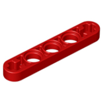 Technic, Hefbalk 1x5 dun Red