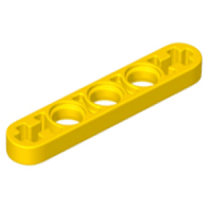 Technic, Hefbalk Dun 1x5 Yellow