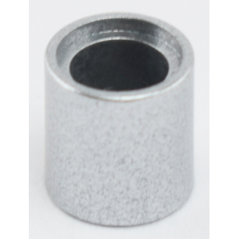 Technic, Hefbalk Dik 1x1 (Spacer) Metallic Silver