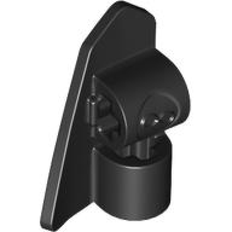 Technic Paneel Vorm #8 Heel Small Glad Kort Kant B Black