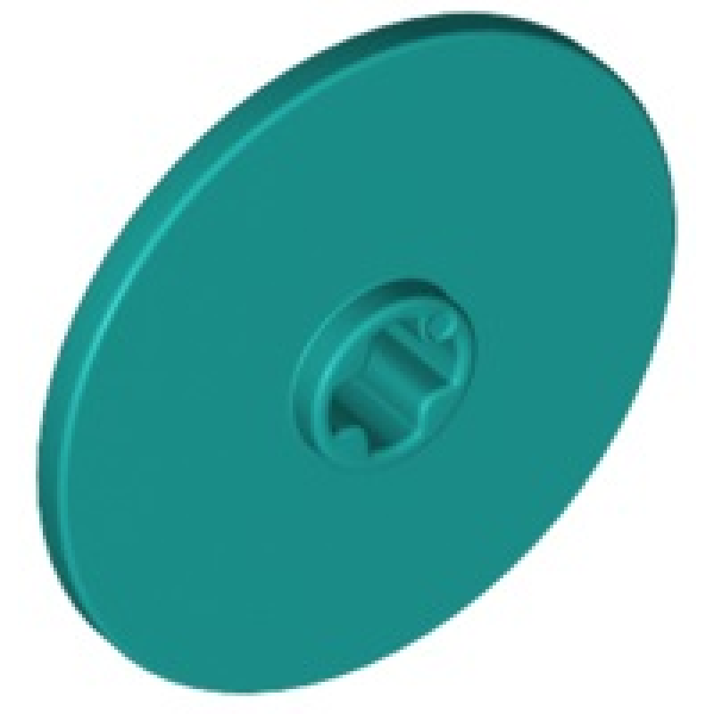 Technic, Schijf 3x3 Dark Turquoise