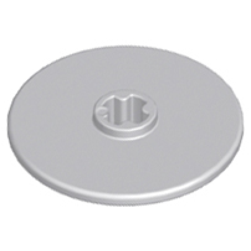 Technic, Schijf 3x3 Light Bluish Gray