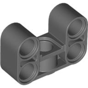 Technic, Hefbalk, Aangepast U-Vorm Dik 2x3 haaks Dark Bluish Gray