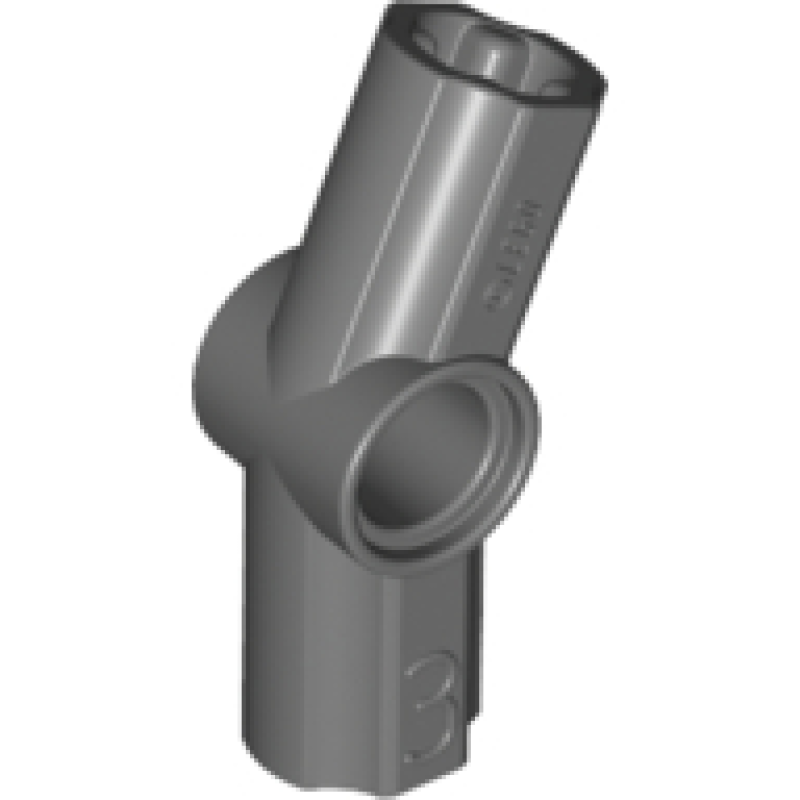 Technic, As en Pin Koppeling #3 - 157.5° Dark Bluish Gray