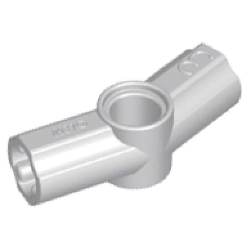 Technic, As en Pin Koppeling #3 - 157.5° Light Bluish Gray