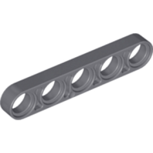 Technic, Hefbalk Dun 1x5 Dark Bluish Gray