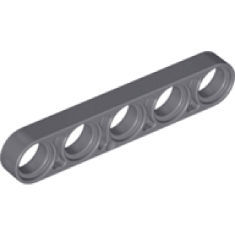 Technic, Hefbalk Dun 1x5 Dark Bluish Gray