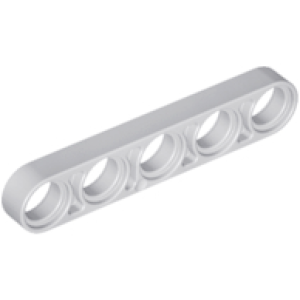 Technic, Hefbalk Dun 1x5 Light Bluish Gray