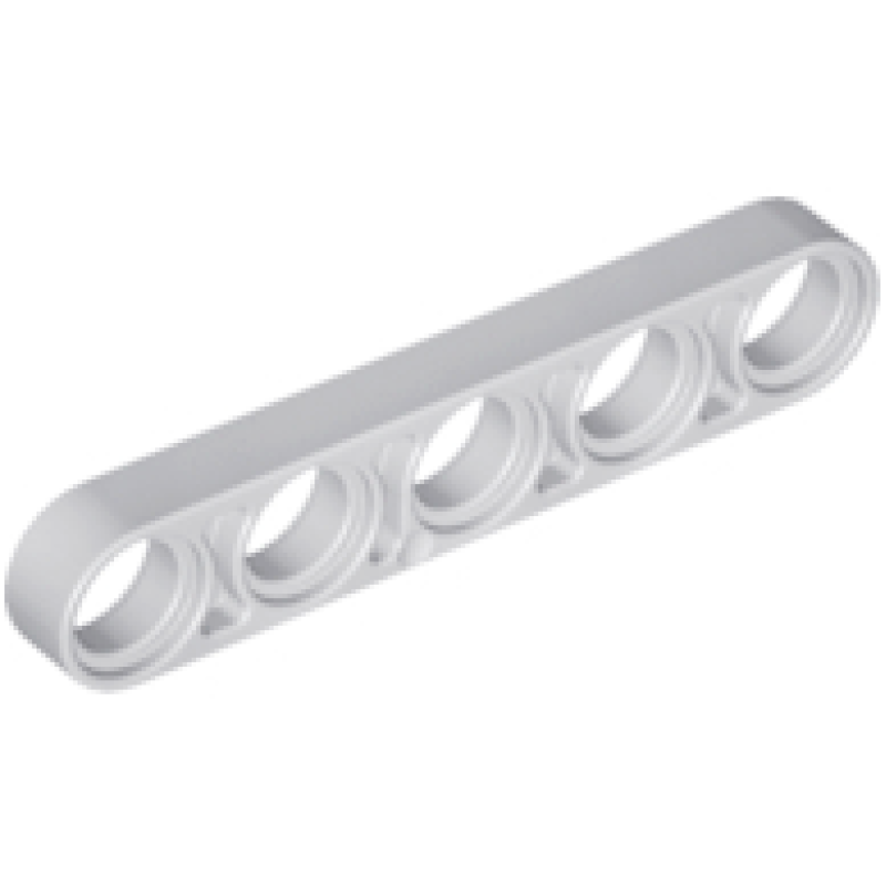 Technic, Hefbalk Dun 1x5 Light Bluish Gray