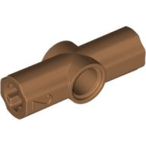 Technic, As en Pin Koppeling #2 180° Medium Nougat