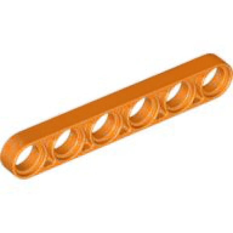 Technic, Hefbalk Dun 1x6 Orange