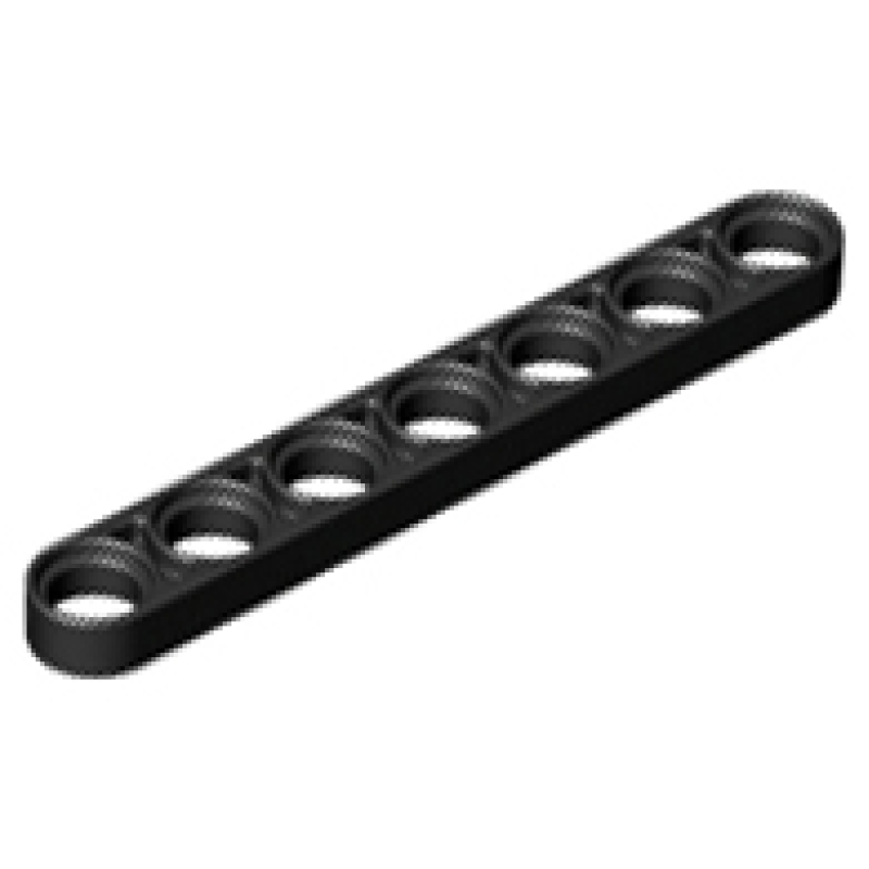 Technic, Hefbalk Dun 1x7 Black