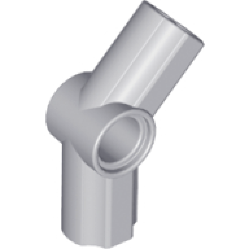 Technic, As en Pin Koppeling #4 - 135° Light Bluish Gray