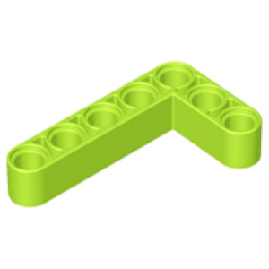 Technic, Hefbalk, Aangepast Gebogen Dik L Vorm 3x5 Lime