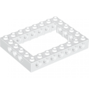 Technic, Steen 6x8 Open Midden White