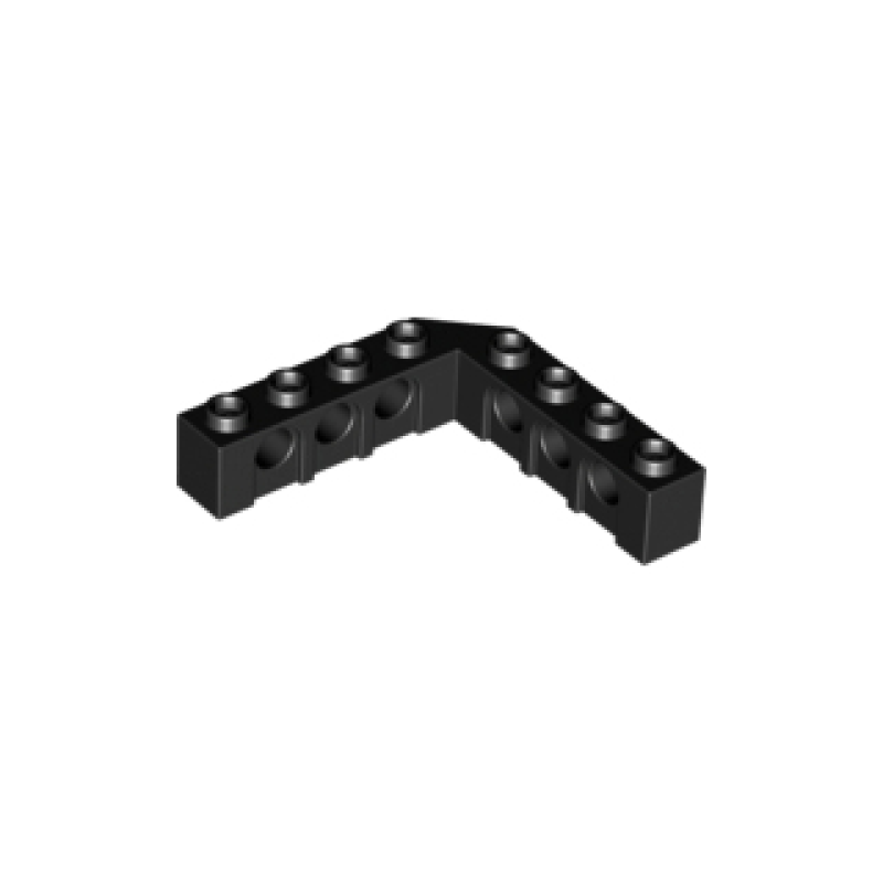 Technic, Steen 5x5 Rechte Hoek (1x4 - 1x4) Black
