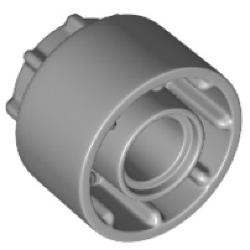 Technic, Drijfring Verlenging met 8 tanden binnen en buiten Light Bluish Gray