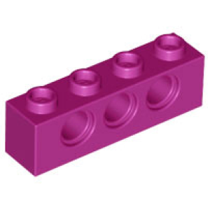 Technic, Steen 1x4 Magenta