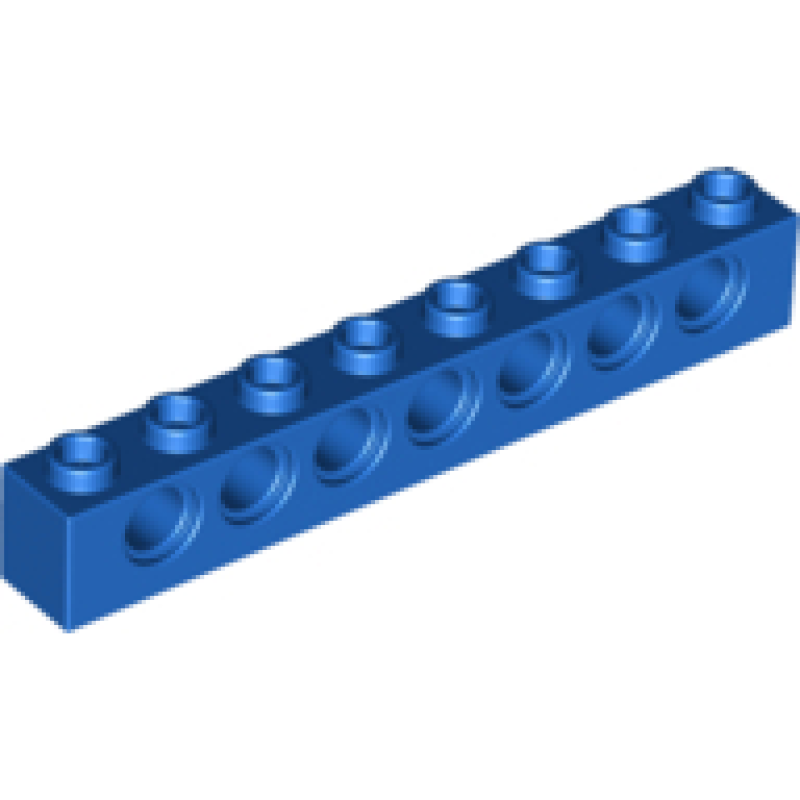 Technic, Steen 1x8 Blue