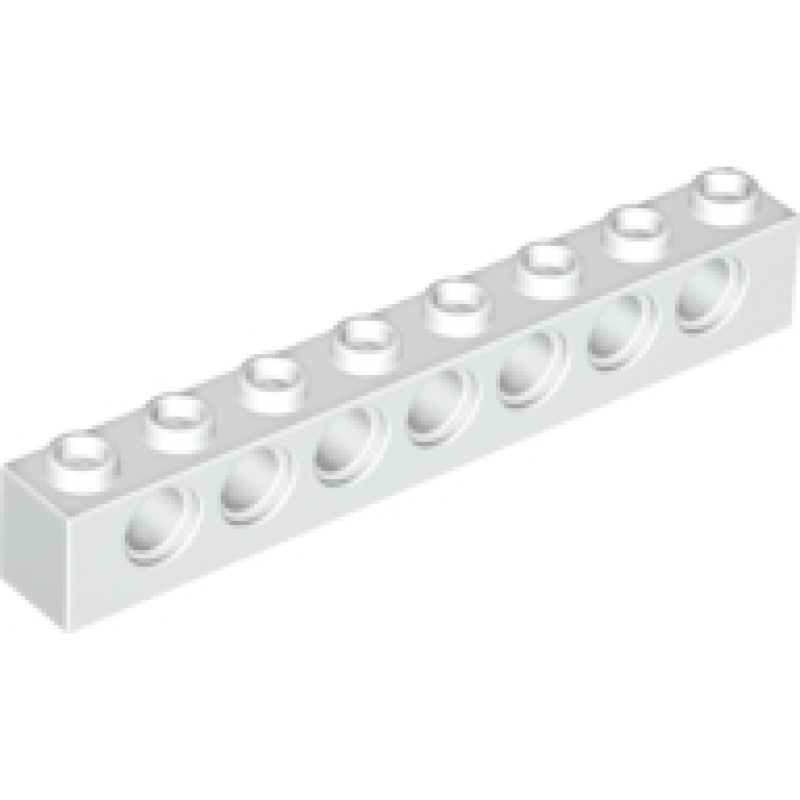 Technic, Steen 1x8 White
