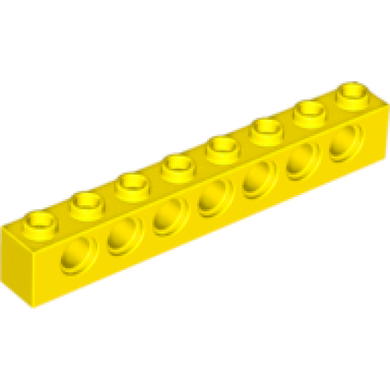 Technic, Steen 1x8 Yellow