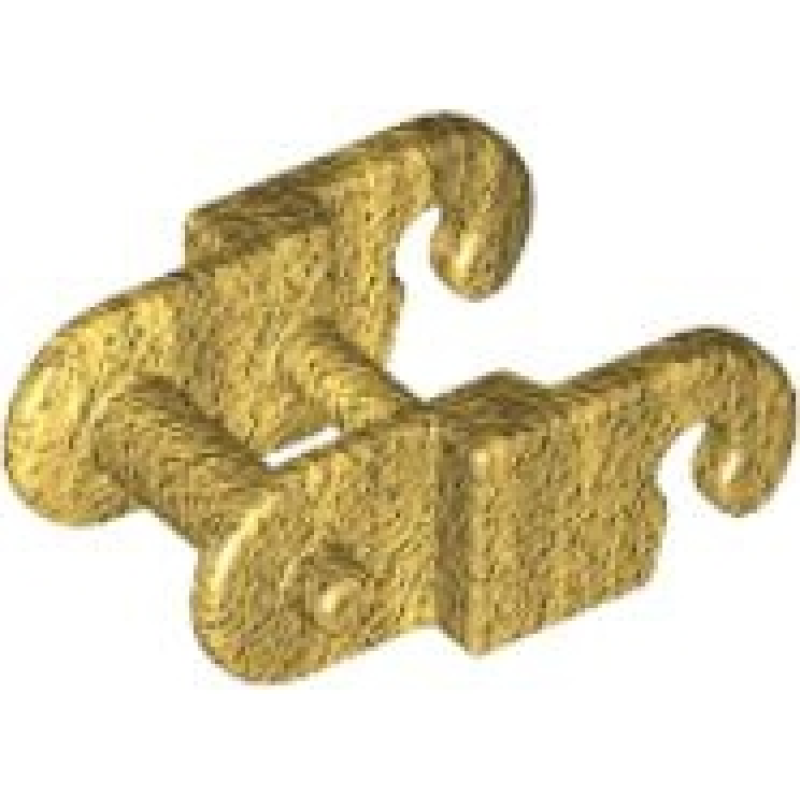 Rupsband Schakel Pearl Gold