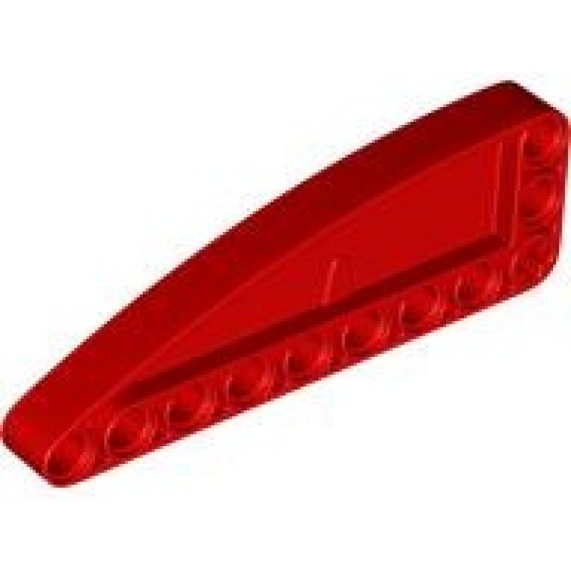 Technic, Hefbalk, Aangepast L-vorm met kwart ellips dik 3x9 Red