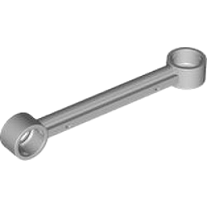 Technic, Koppelstuk 1x6 zonder stoppers, loodrecht Light Bluish Gray