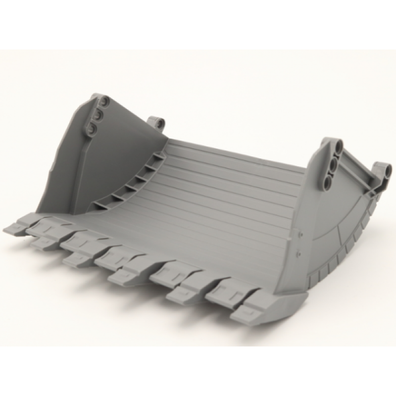 technic graafmachinebak 10x19 dark bluish gray