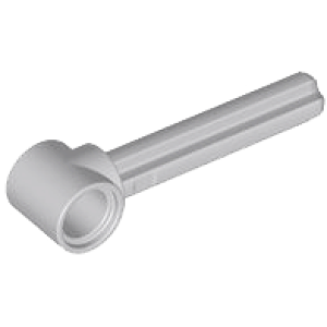 Technic, As en Pin Koppeling met 3L As Light Bluish Gray