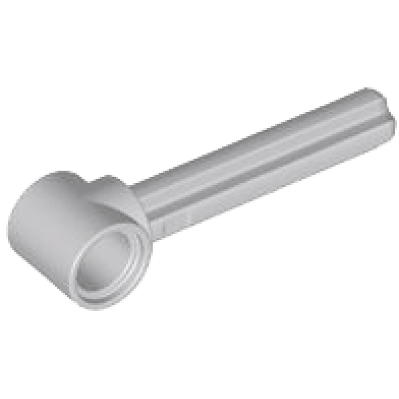 Technic, As en Pin Koppeling met 3L As Light Bluish Gray