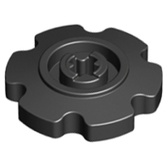 Technic, Tandwiel Loopvlak Klein Black