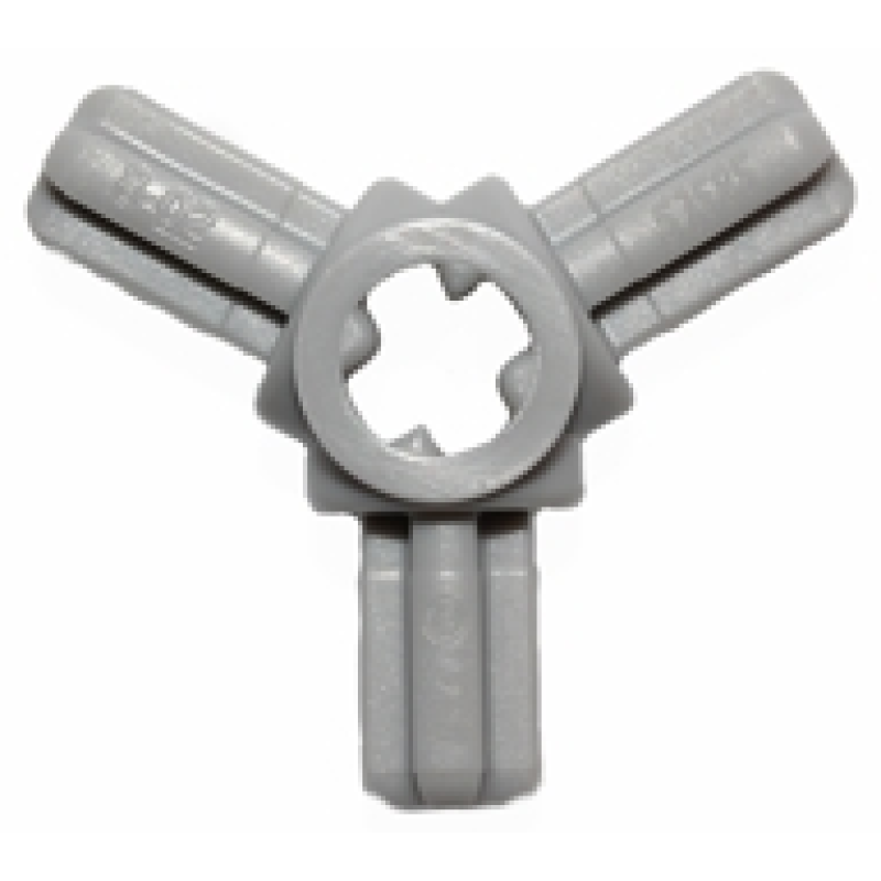 Technic, As Koppeling Bus met 3 Assen Light Bluish Gray