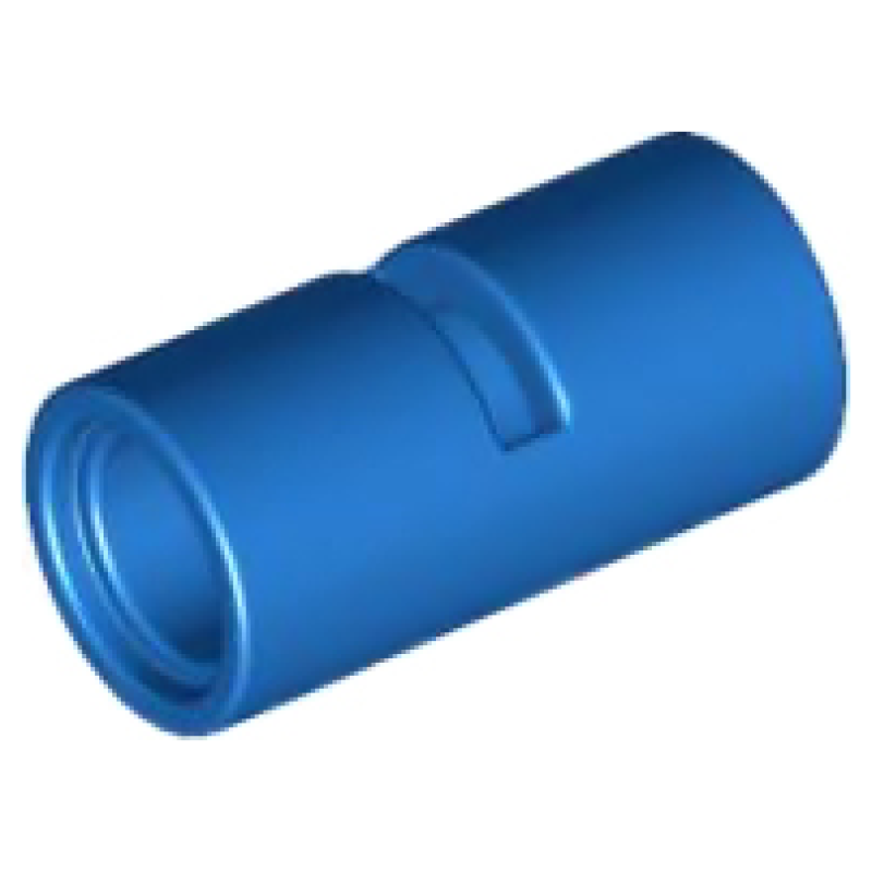 Technic, Pin Koppeling 2L met sleuf Blue